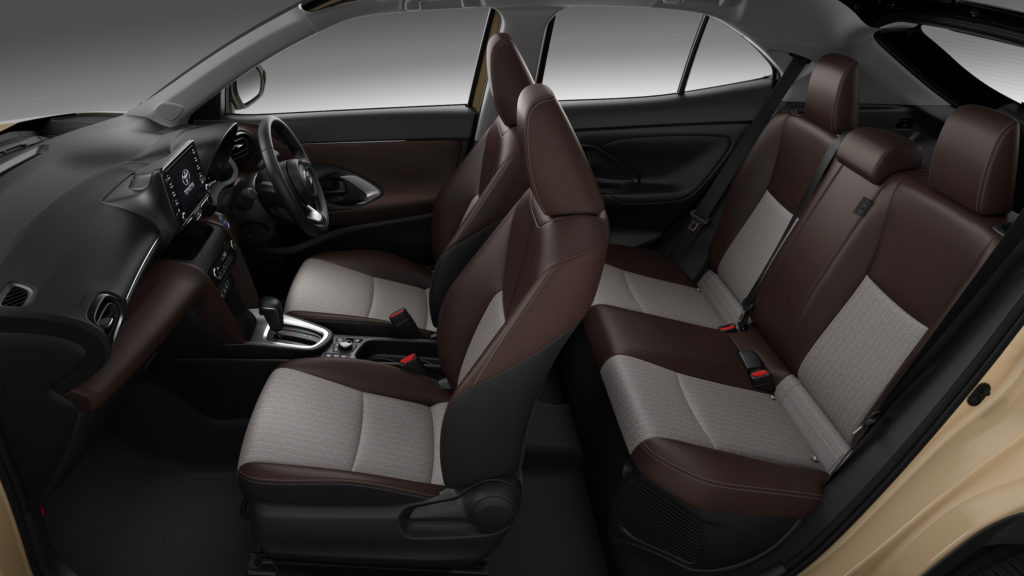 Toyota Yaris Cross interior seats - AutoApp